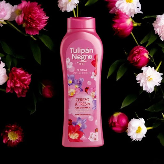 (Précommande) Gel Douche Cerise et Frésia 650ml - Tulipan Negro