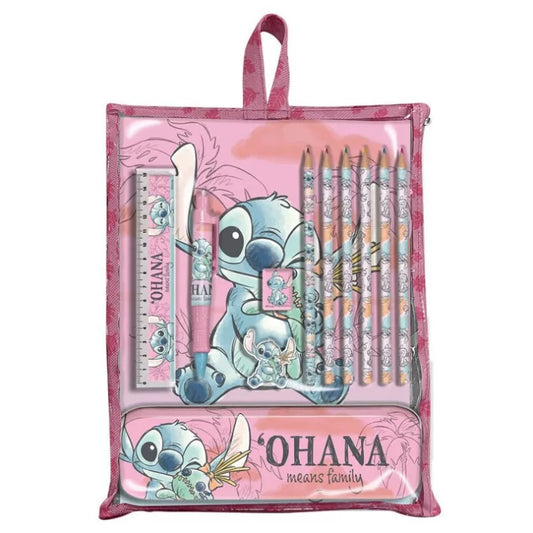 (Précommande) Ensemble de papeterie Stitch avec support