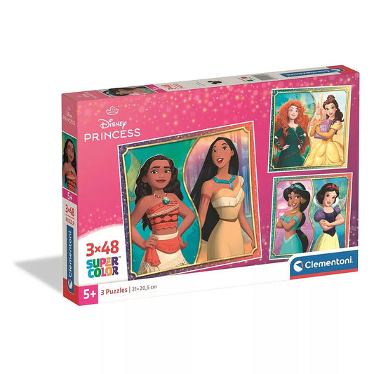 (Précommande) Puzzle 3x48 pièces Princesses Disney Clementoni