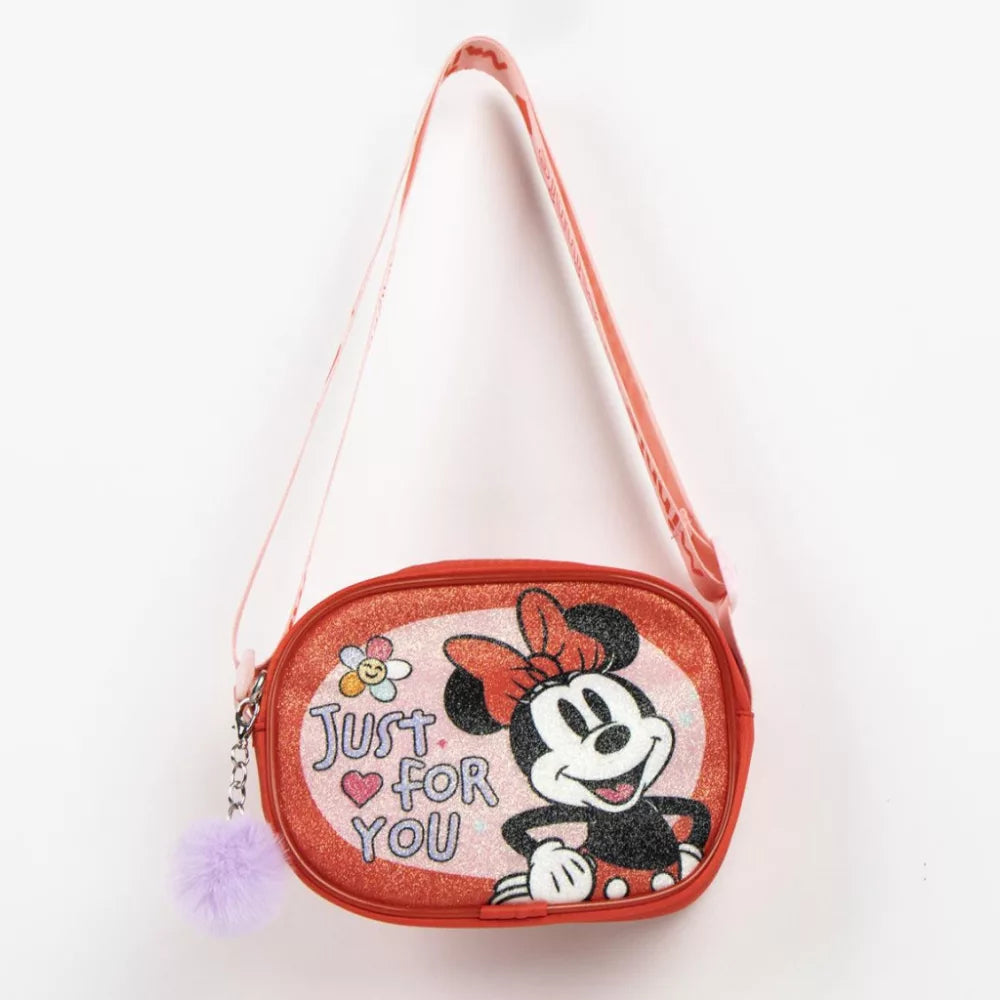 Sacoche à bandoulière pailletée Minnie