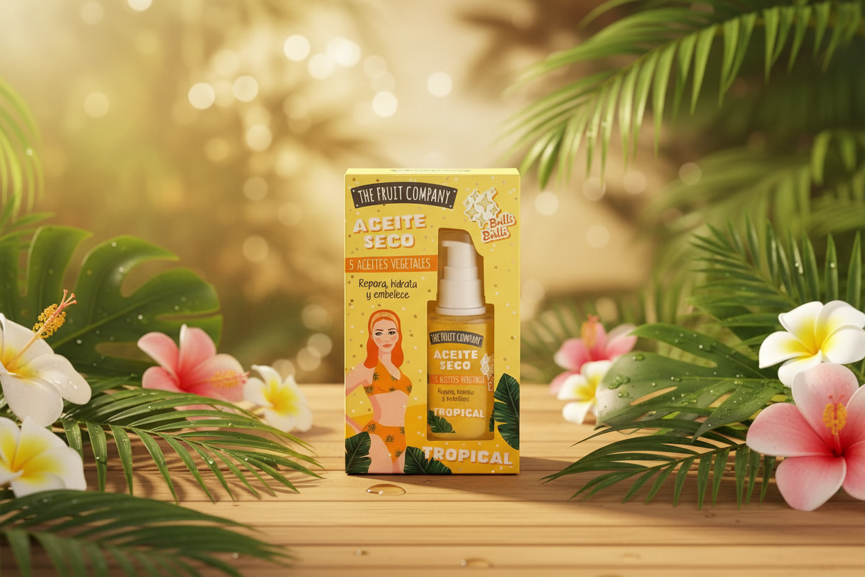 Huile corporelle sèche - Tropical