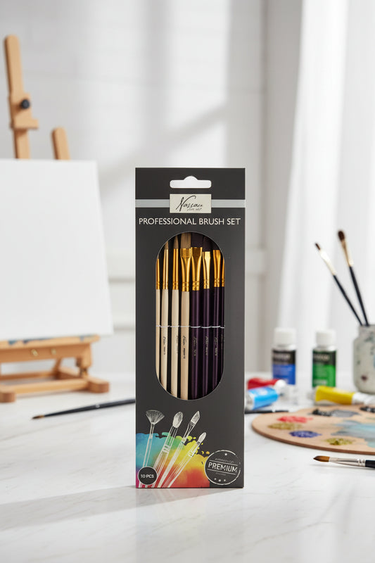 (Précommande) Ensemble de pinceaux professionnels Colour Nassau 10 pièces