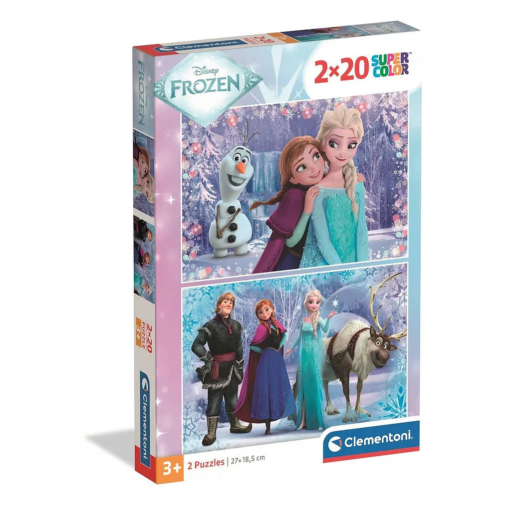 (Précommande) Puzzle Disney La Reine des Neiges 2x20 pièces Clementoni
