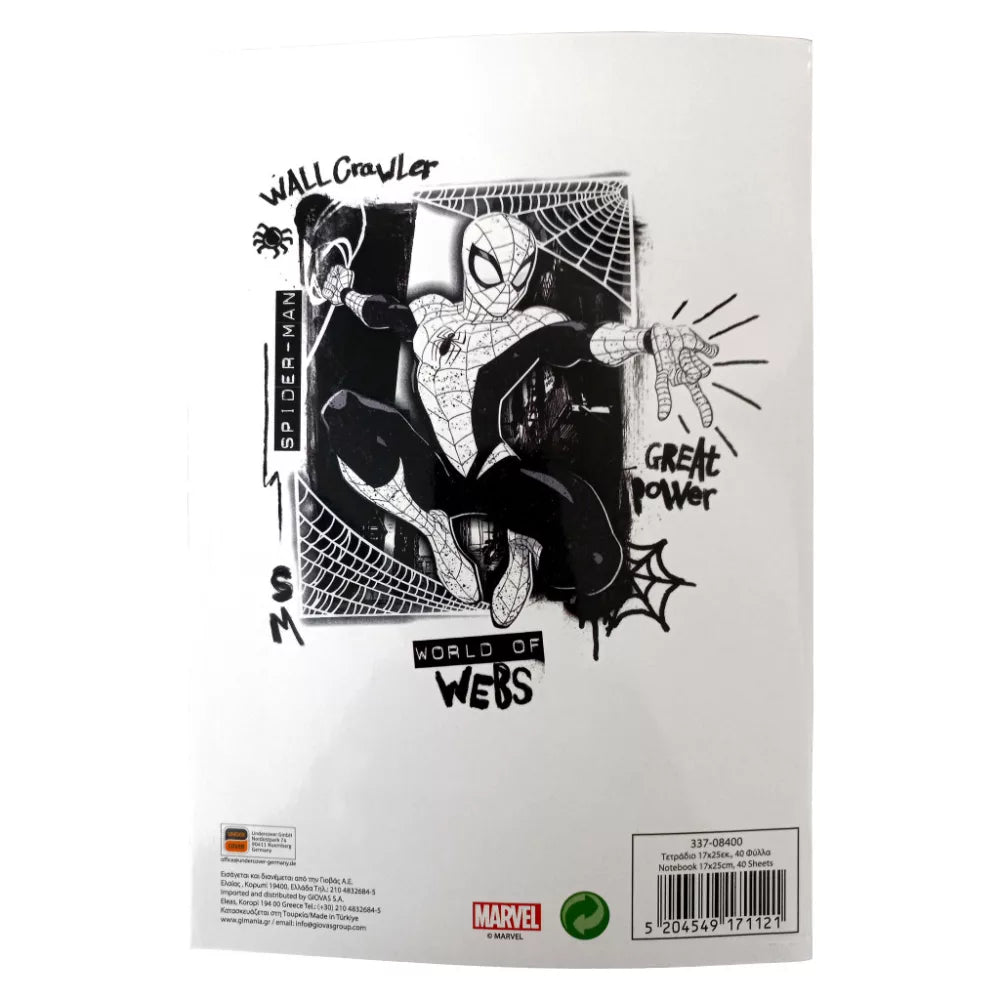 (Précommande) Carnet de notes ligné Spiderman
