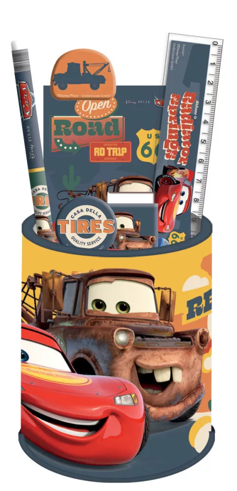 (Précommande) Ensemble de papeterie Cars 7 pièces