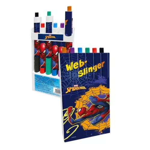 (Précommande) Lot de 6 stylos de couleur Spiderman