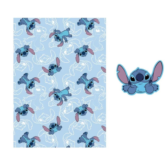 Ensemble plaid et coussin Stitch