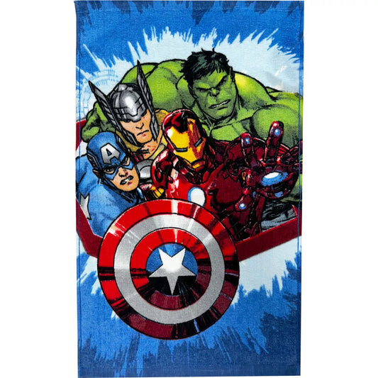 Serviette de toilette 30x50cm Avengers
