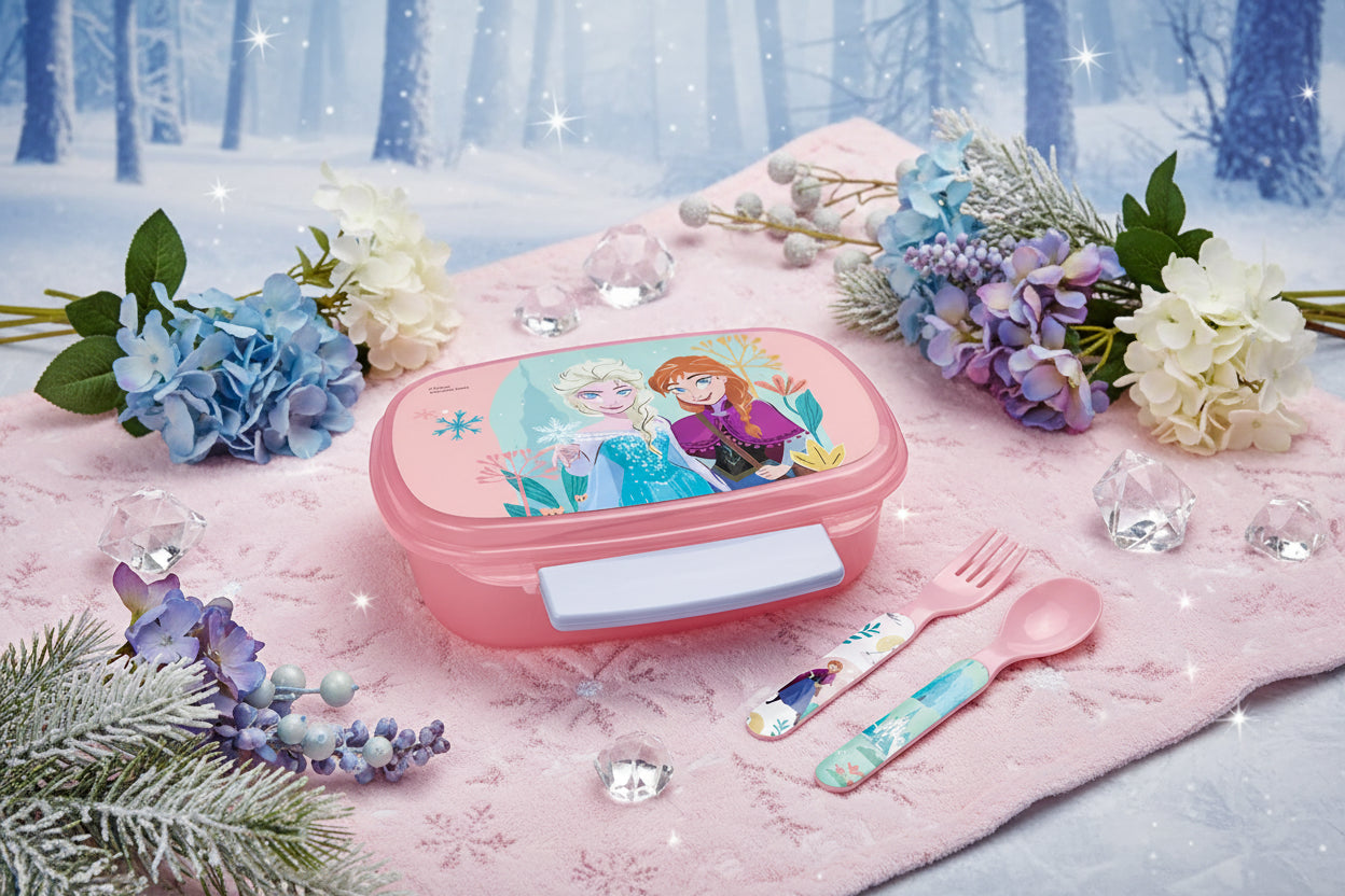 (Précommande) Coffret à sandwich et couverts Reine des neiges