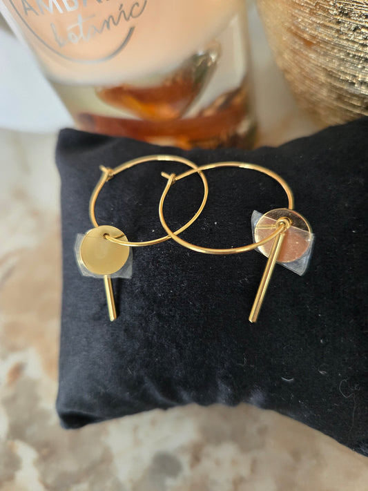 Boucles d’oreilles couleur ir