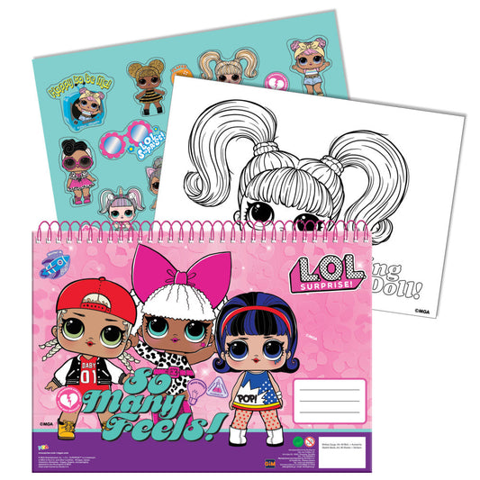 (Précommande) Carnet de croquis à spirale A/4 LOL