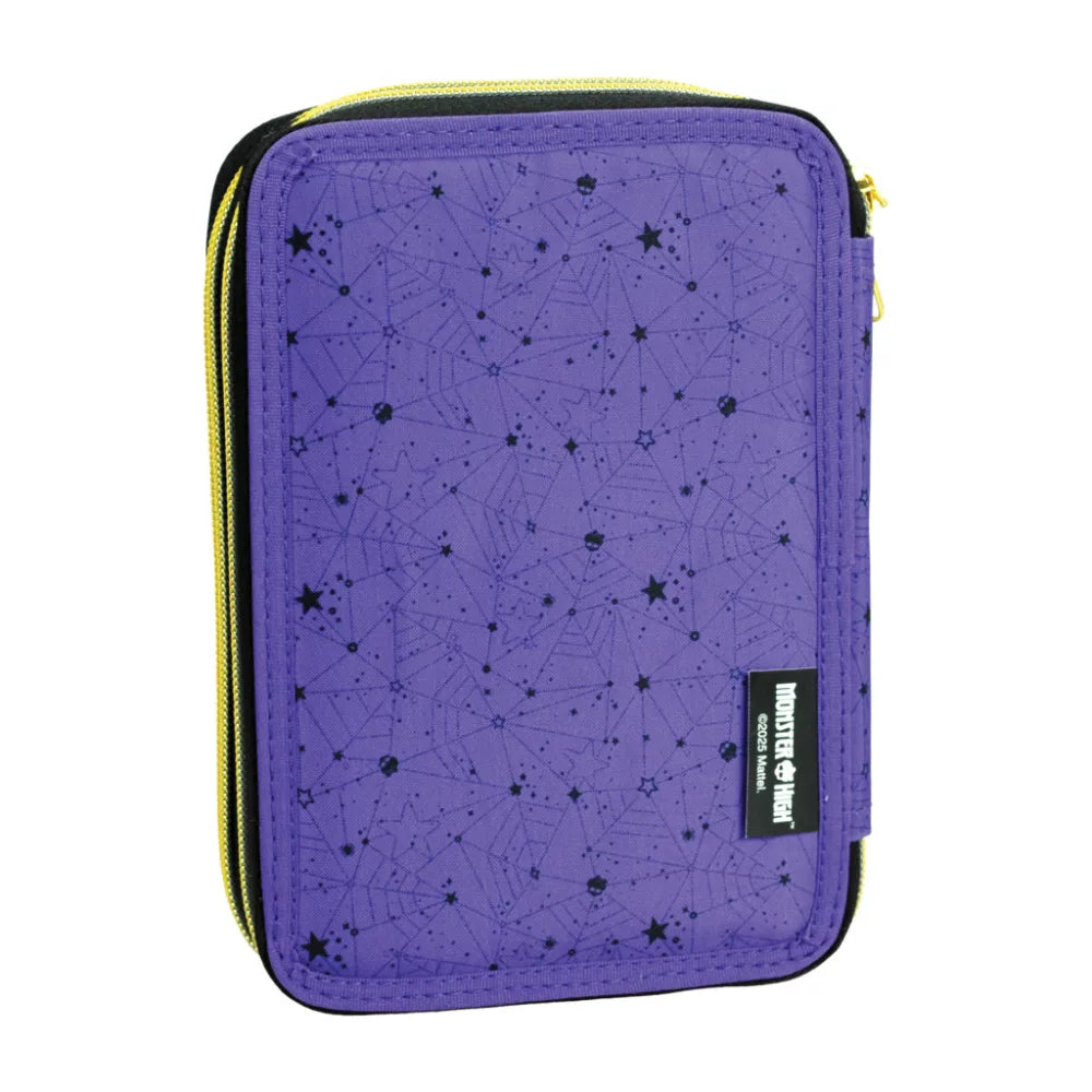 Trousse à crayons remplie Monster High à 2 niveaux