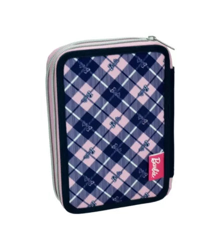 Trousse à crayons à 2 niveaux remplie Barbie