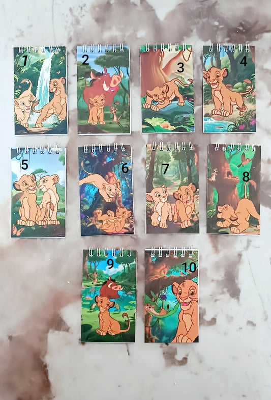 Mini carnet de poche Roi Lion