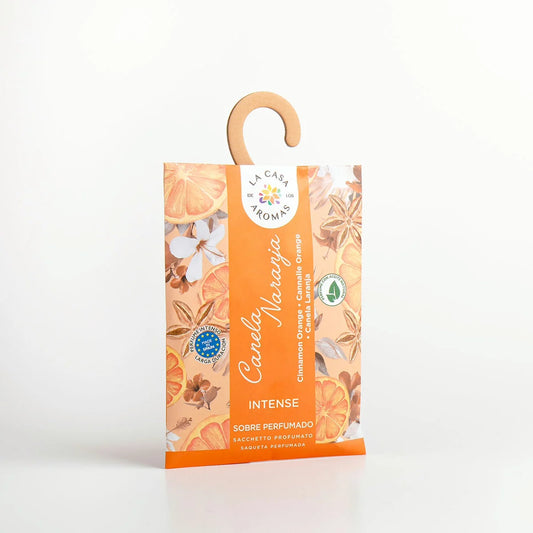 Parfum d'ambiance pour penderie Canelle et Orange - La Casa de Los Aromas