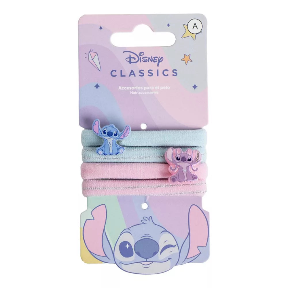 Ensemble de 4 élastiques à cheveux Disney Lilo et Stitch