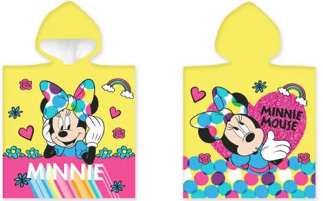 Poncho serviette de plage Disney Minnie
