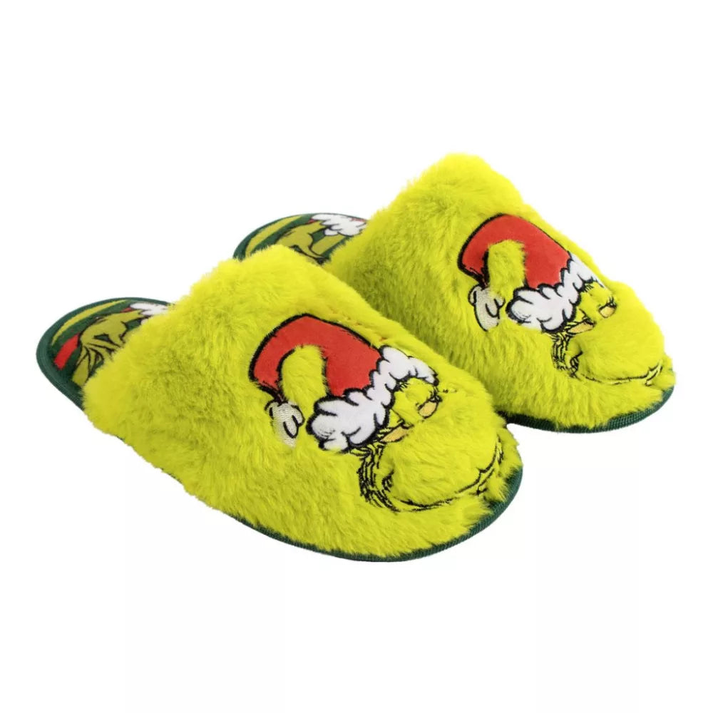 (Précommande) Chaussons d'hiver verts pour adultes Grinch 40/41