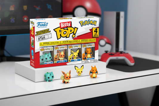 (Précommande) Coffret de 4 figurines Bitty POP Pokémon Bulbizarre