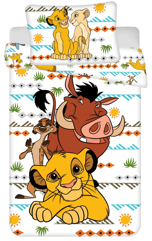 Parure de lit 1 personne Roi Lion