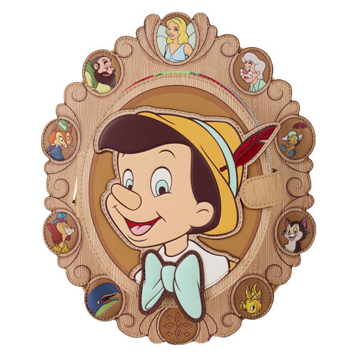 (Précommande) Sac à dos Disney Loungefly Pinocchio Cameo 28 cm