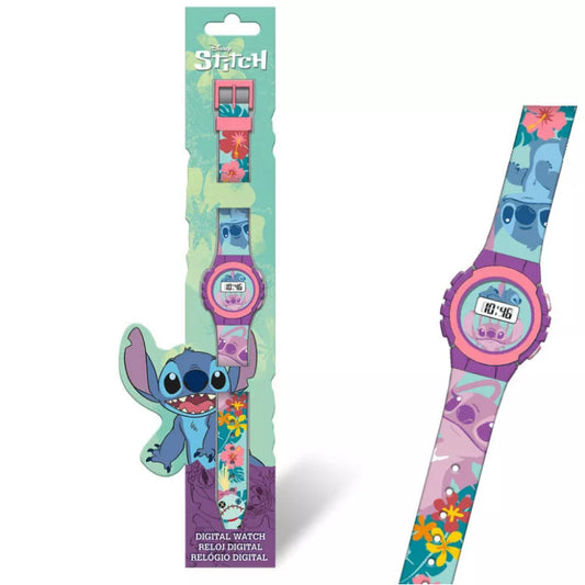 Montre numérique Disney Lilo et Stitch Tropical
