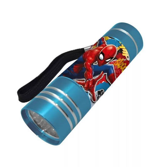 (Précommande) Lampe de poche LED bleu clair Spiderman