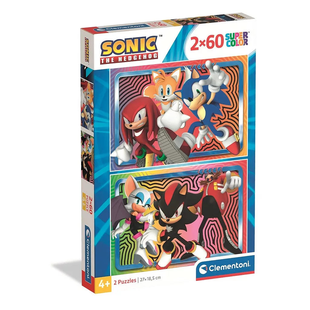 (Précommande) Puzzle Clementoni Sonic le hérisson 2x60 pièces