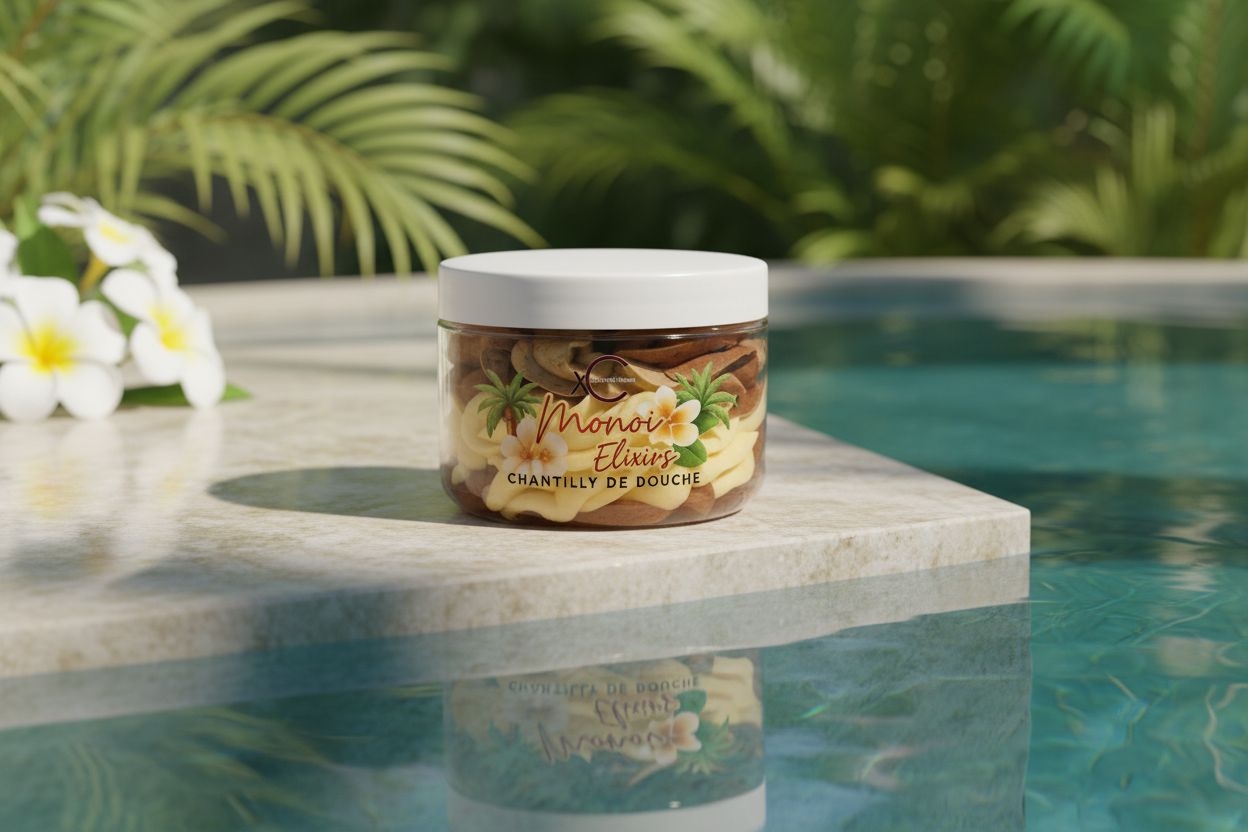 Chantilly de douche - Monoï & élixir Caramel