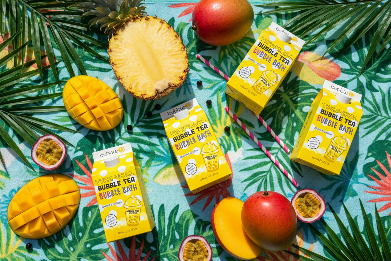 Bain moussant Boba - Tropical Bubble Tea