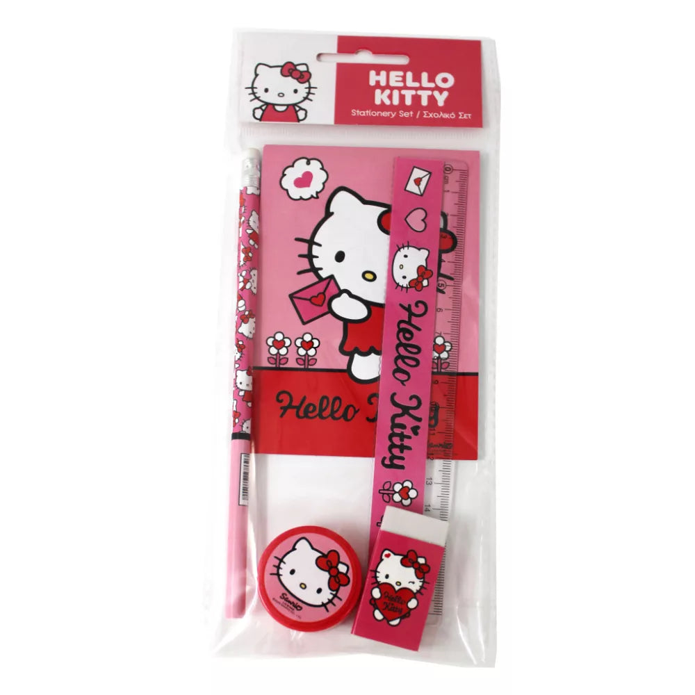 (Précommande) Ensemble de papeterie Hello Kitty 5 pièces