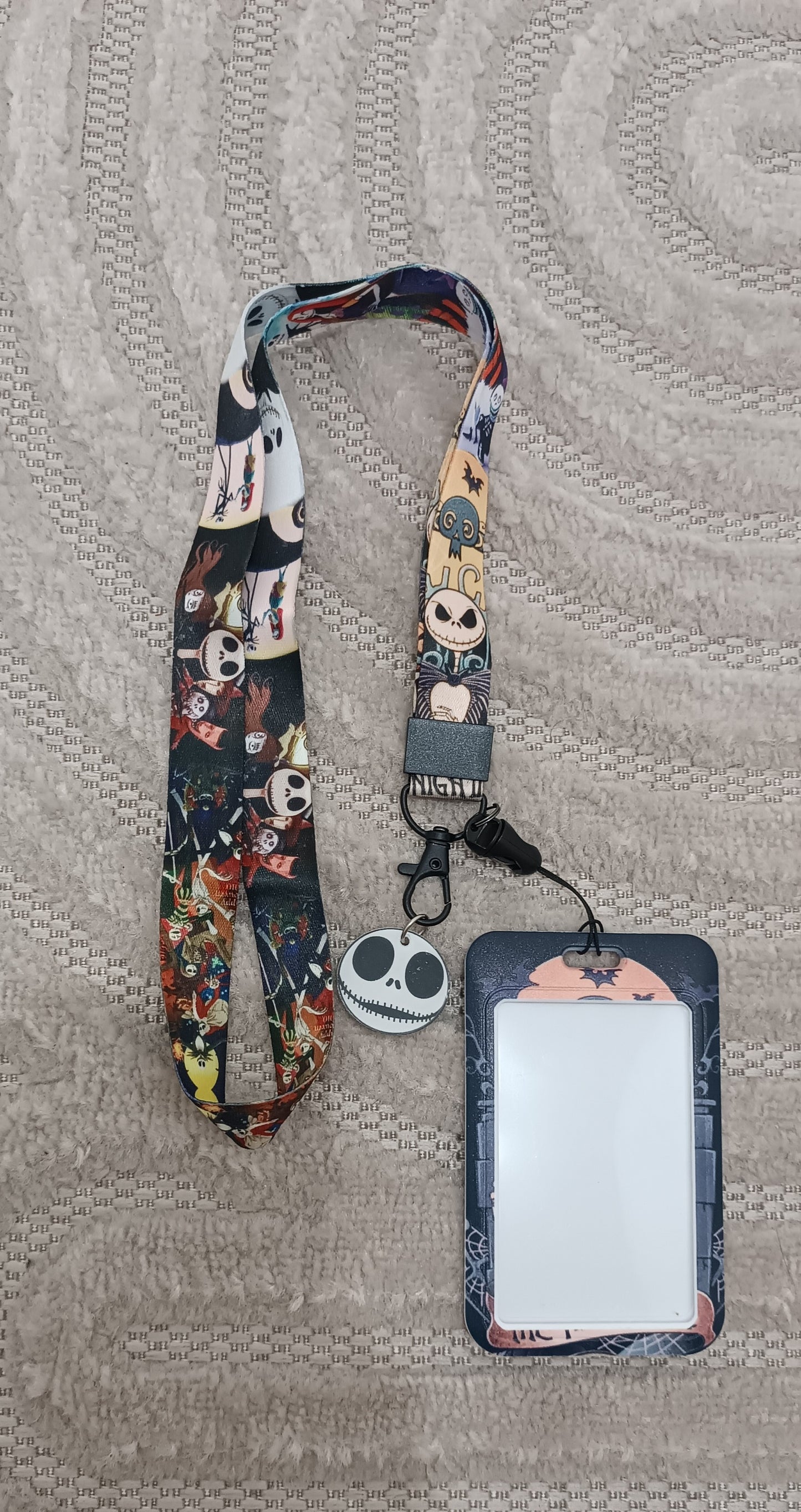 Lanière et porte badge l'étrange Noël de monsieur Jack