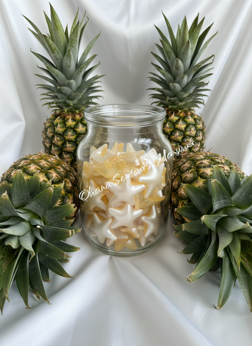 Perle de bain - Etoile ananas