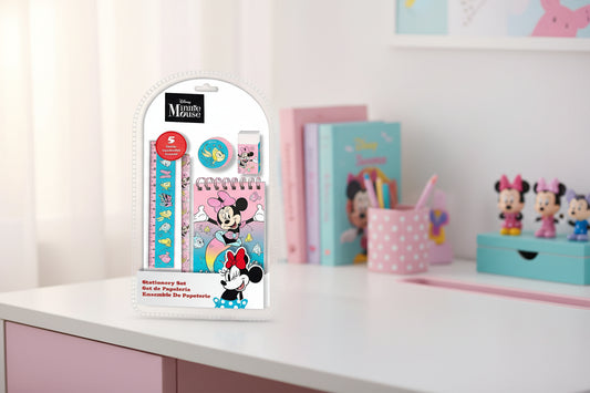 (Précommande) Ensemble de papeterie Minnie 5 pièces