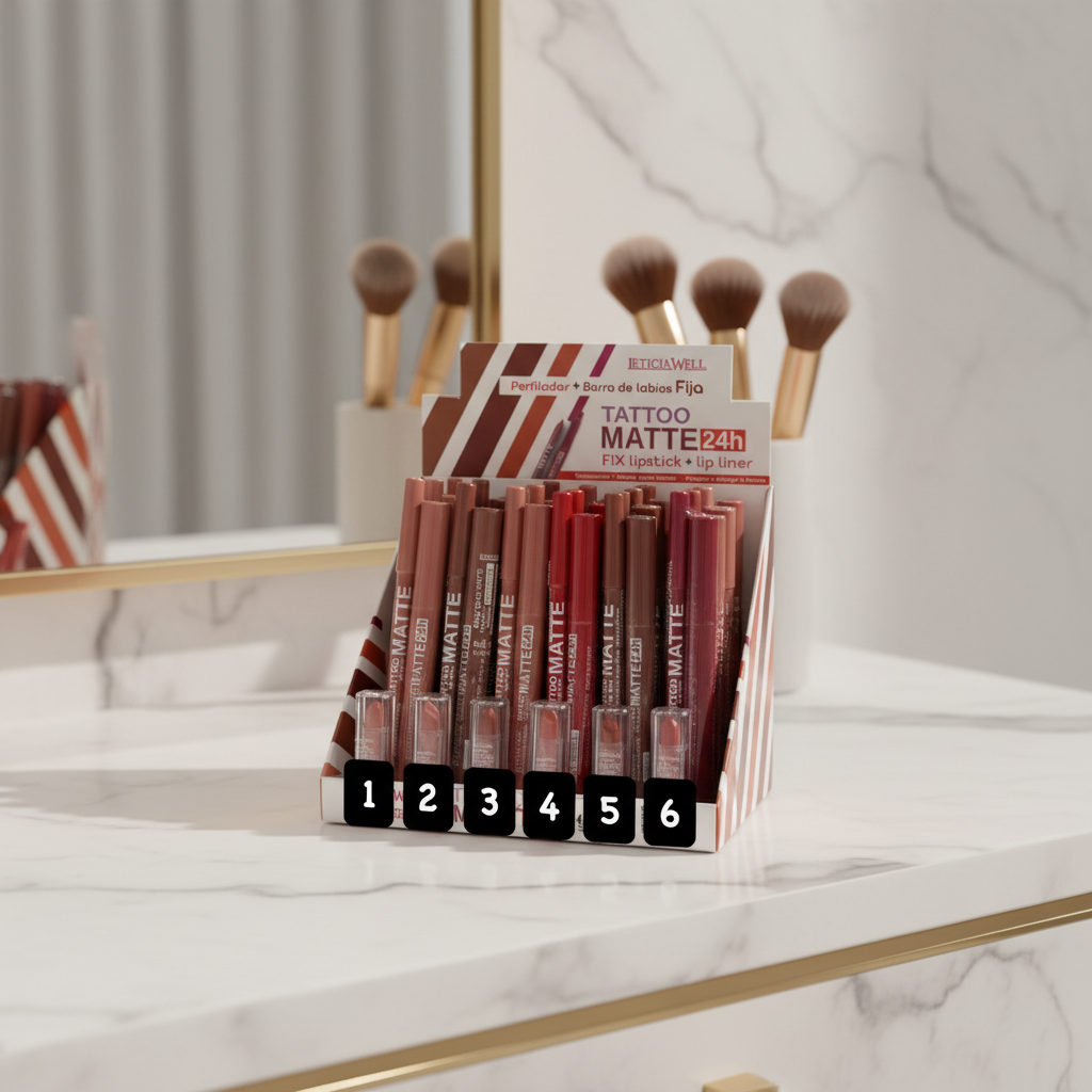 Rouge à lèvres mate + Crayon pour les lèvres mate