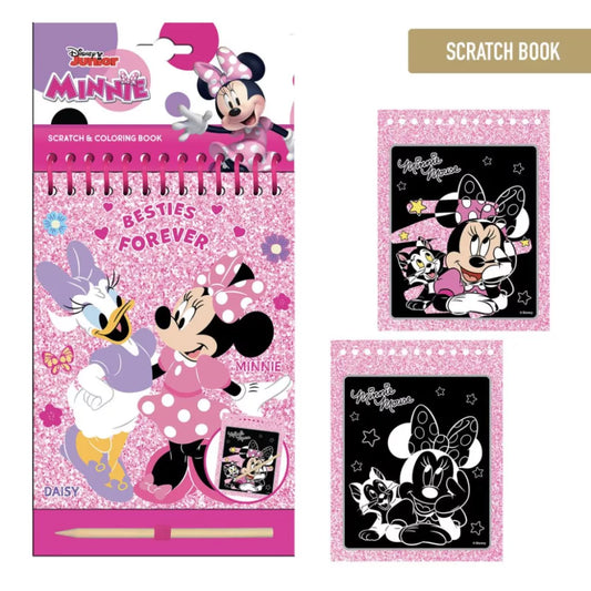 Coffret de dessin et de coloriage d'images à gratter Minnie