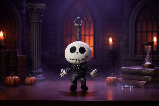 (Précommande) Porte-clés en peluche Jack Skellington L'Étrange Noël de Monsieur Jack Disney