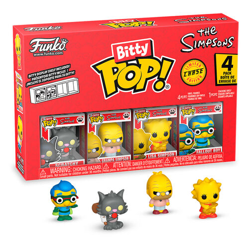 (Précommande) Coffret 4 figurines Bitty POP Les Simpson Scratchy