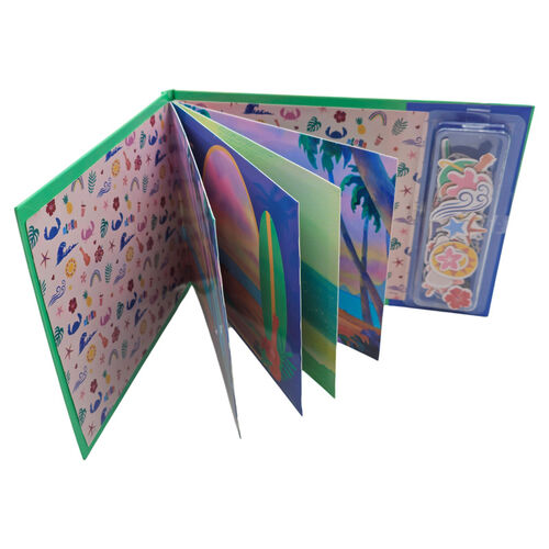 Livre magnétique + autocollant Stitch Disney