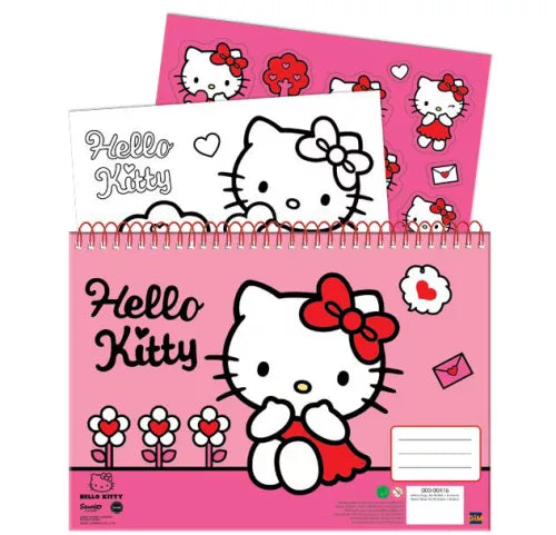 (Précommande) Carnet de croquis à spirale A/4 Hello Kitty