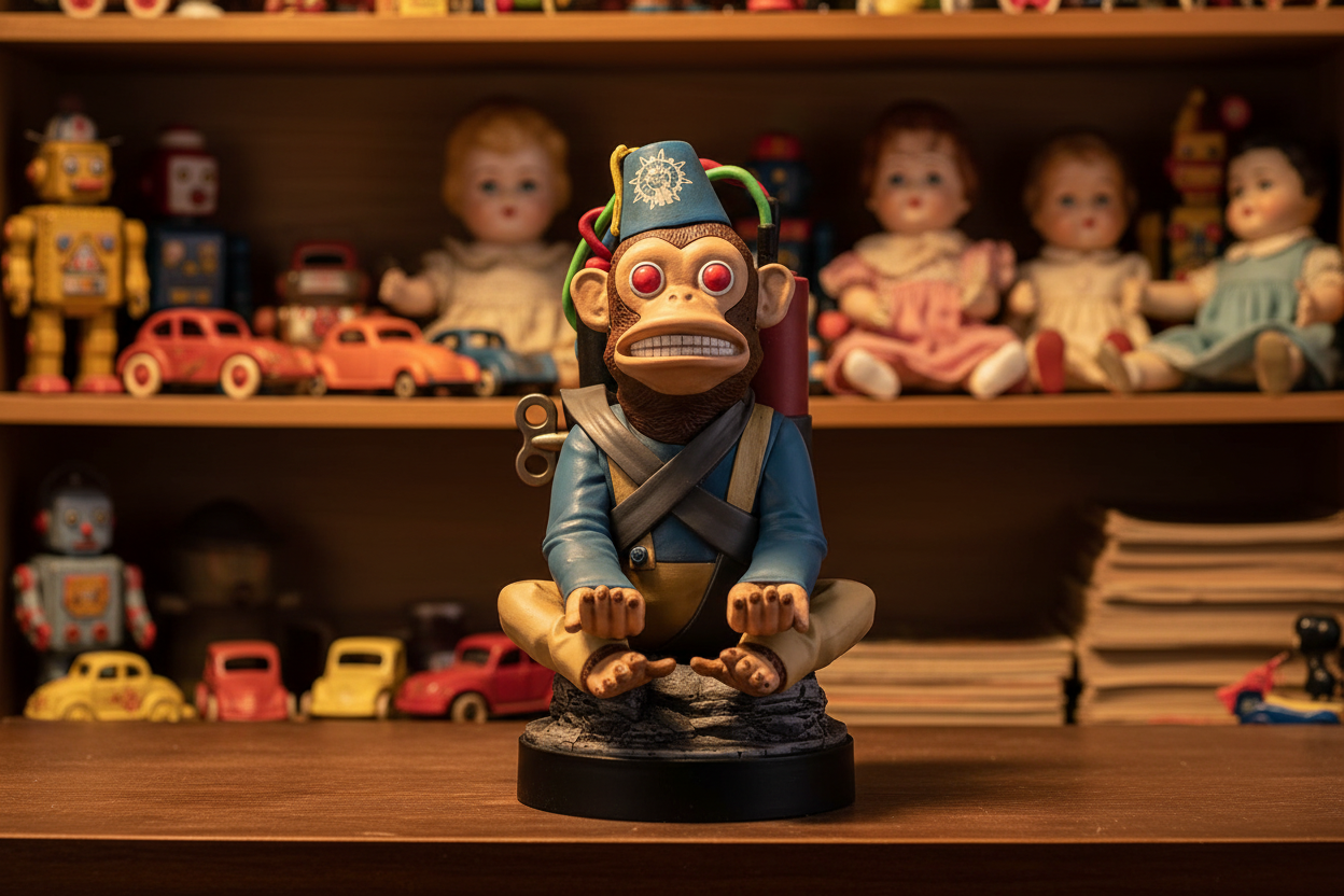 (Précommande) Figurine de soutien Cable Guy Monkey Bomb Call of Duty 21 cm