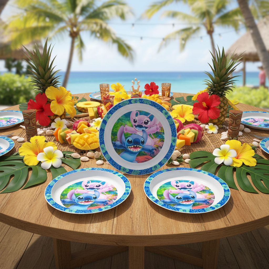 Assiette en plastique - Stitch