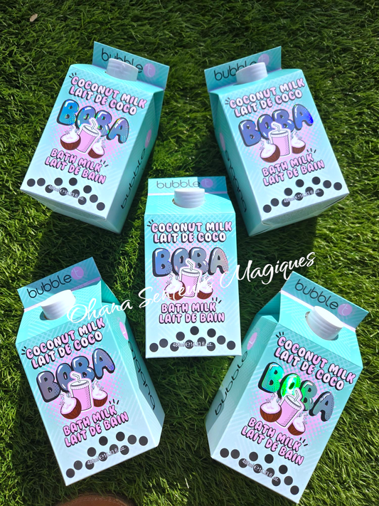 Bain moussant au lait de coco Boba (480 ml)