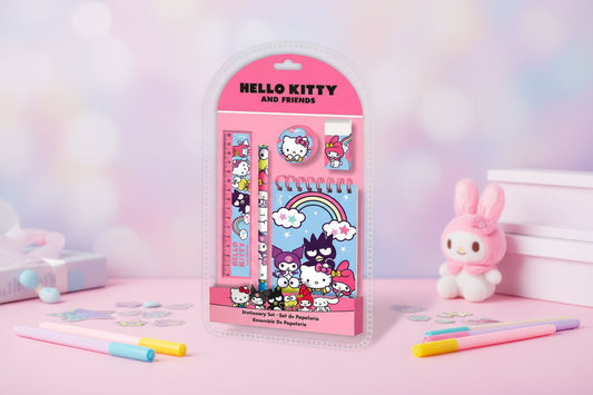 (Précommande) Ensemble de papeterie Hello Kitty 5 pièces