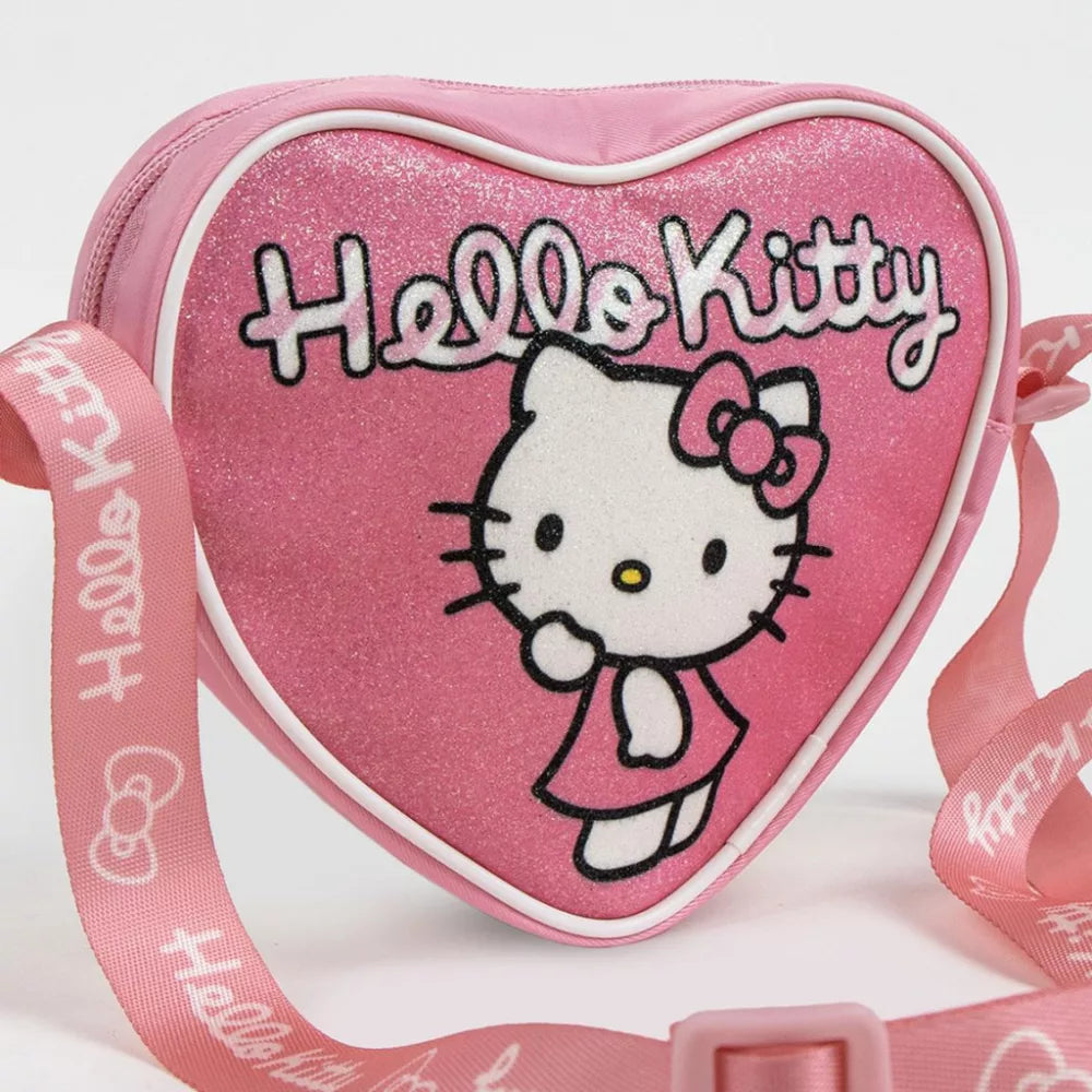 Sacoche à bandoulière pailletée Hello Kitty
