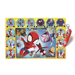 (Précommande) Puzzle interactif Spiderman Spidey et ses amis de 24 pièces Clementoni