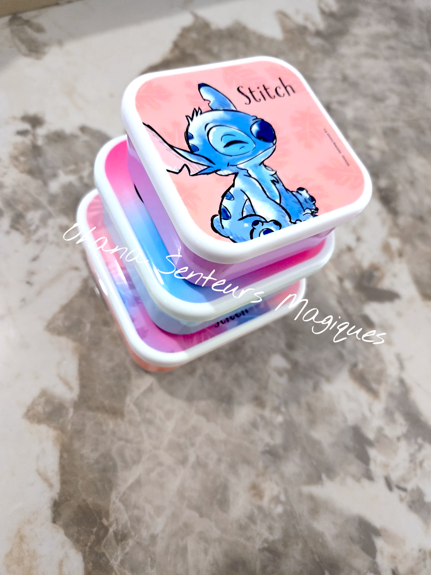 Lot boîtes à gouter - Stitch