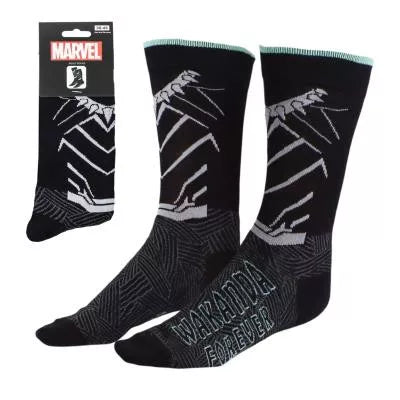 Chaussettes longues pour adultes Avengers Wakanda Forever 38/45