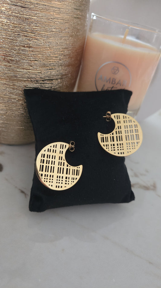 Boucles d'oreilles Victoria couleur or