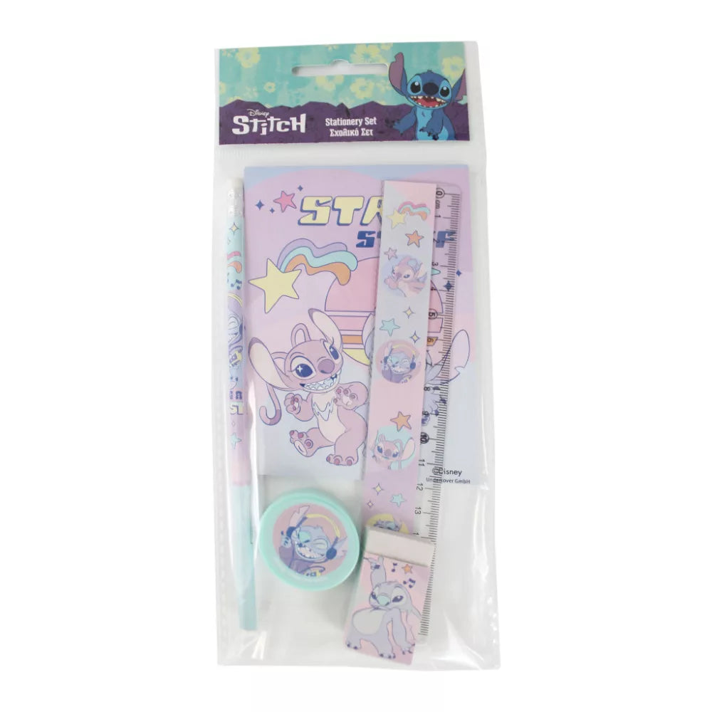 (Précommande) Ensemble de papeterie Stitch 5 pièces